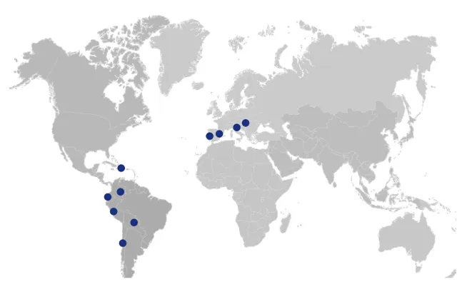 Mapa Internacional - MECE